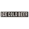Ice Cold Beer Wall Art, 36x7