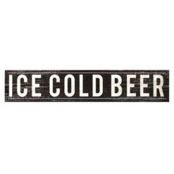 Ice Cold Beer Wall Art, 36x7