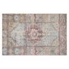 Khloe Light Blue Multicolor Accent Rug, 4x6