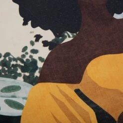 Lady In Yellow Canvas Wall Art, 16x20 11 Lady In Yellow Canvas Wall Art, 16x20 -Modern Decor Shop lady in yellow canvas wall art 16x20 3