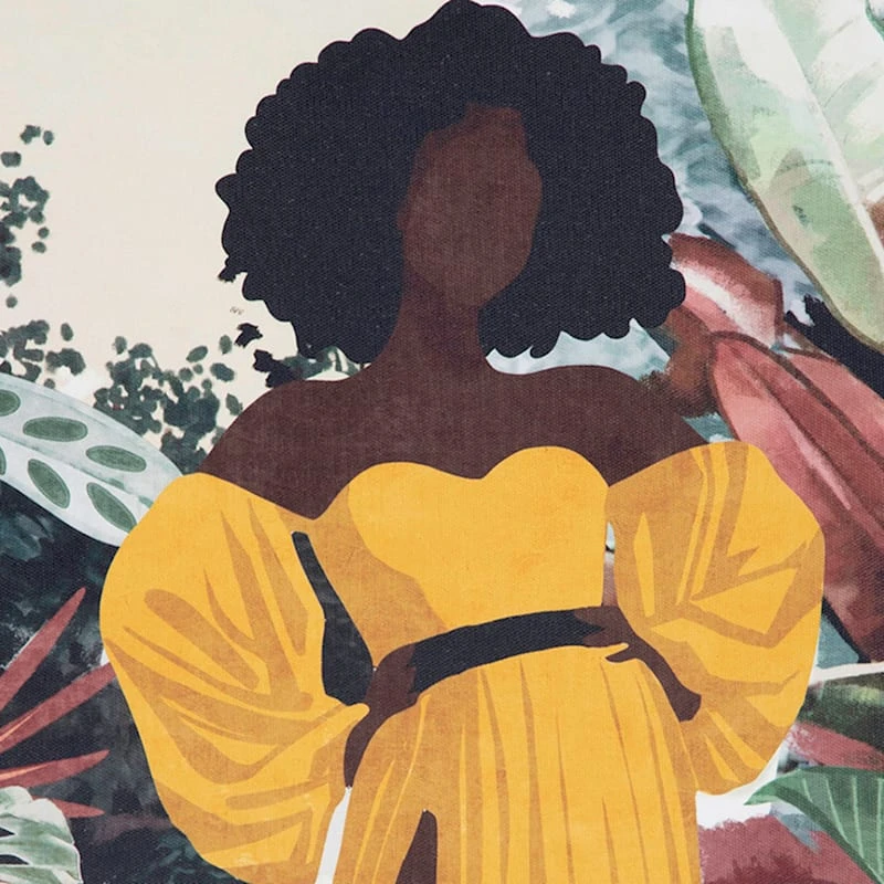 Lady In Yellow Canvas Wall Art, 16x20 6 Lady In Yellow Canvas Wall Art, 16x20 - Image 6