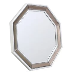 Laila Ali 3-Piece Octagan Wall Mirror Set, 12" -Modern Decor Shop laila ali 3 piece octagan wall mirror set 12 2