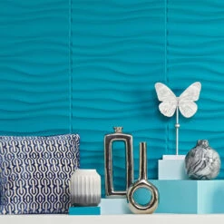 Laila Ali Black Swirled Round Glass Vase, 8" 5 Laila Ali Black Swirled Round Glass Vase, 8" -Modern Decor Shop laila ali black swirled round glass vase 8 2