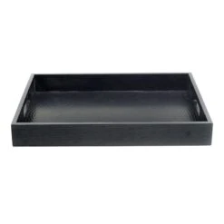 Laila Ali Dark Wood Tray, 12x16