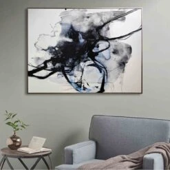 Laila Ali Framed Abstract Canvas Wall Art, 31x41 -Modern Decor Shop laila ali framed abstract canvas wall art 31x41 3