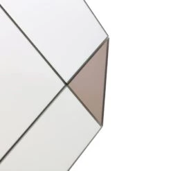 Laila Ali Frameless Silver Wall Mirror, 24x36 -Modern Decor Shop laila ali frameless silver wall mirror 24x36 3