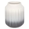 Laila Ali Grey Ombre Ceramic Vase, 7.5"