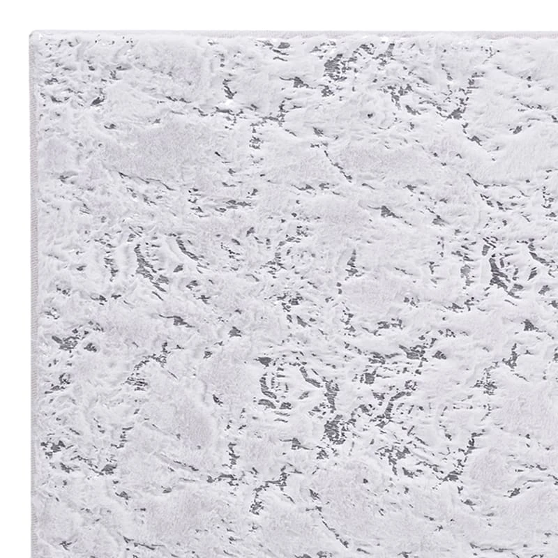 Laila Ali Ivory Foiled Faux Fur Accent Rug, 2x3 2 Laila Ali Ivory Foiled Faux Fur Accent Rug, 2x3 - Image 2