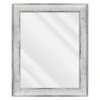 Laila Ali Marbled Silver Framed Wall Mirror, 22x28