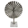 Laila Ali Metal Sculpture With Marbled Base, 13"
