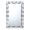 Laila Ali Ornate Silver Wall Mirror, 24x36
