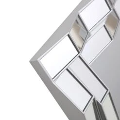 Laila Ali Ornate Silver Wall Mirror, 24x36 -Modern Decor Shop laila ali ornate silver wall mirror 24x36 3