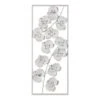 Laila Ali White Floral Panel Wall Art, 14x36