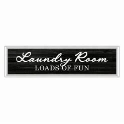 Laundry Room Wall Sign, 30x8