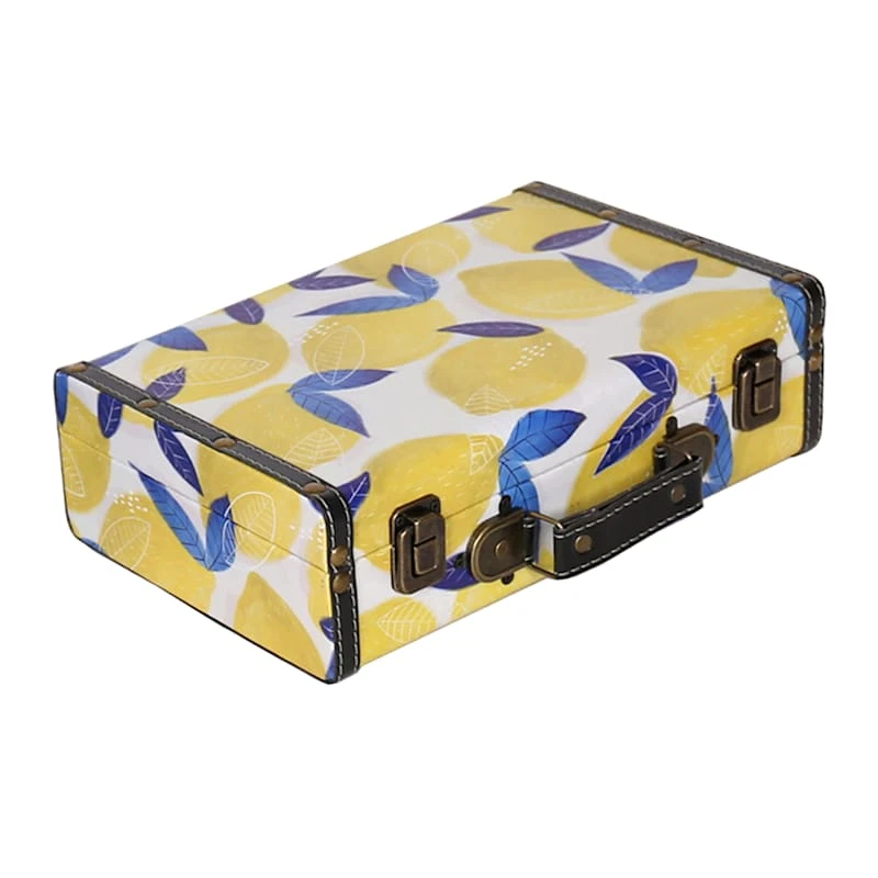 Lemon Printed Trunk Box, Small 1 Lemon Printed Trunk Box, Small