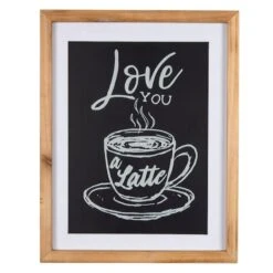 Love You A Latte Wall Art, 11x14