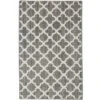 Madison Geometric Grey & Cream Accent Rug, 3x4
