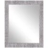 Mason White Wall Mirror, 28x33