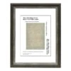 Miranda Black & Silver Wall Frame, 18x24