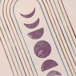 Moon Phases Canvas Wall Art, 16x20 -Modern Decor Shop moon phases canvas wall art 16x20 2