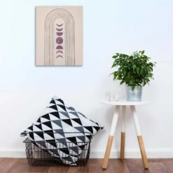 Moon Phases Canvas Wall Art, 16x20 -Modern Decor Shop moon phases canvas wall art 16x20 3