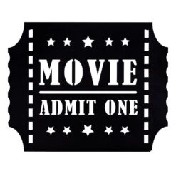 Movie Ticket Wall Decor, 20x16