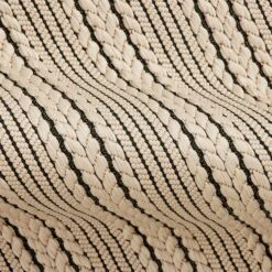 Natural & Black High-Low Puff-Back Kitchen Mat, 21x34 -Modern Decor Shop natural black high low puff back kitchen mat 21x34 4