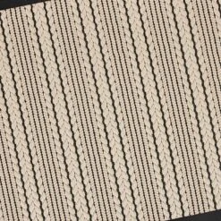 Natural & Black High-Low Puff-Back Kitchen Mat, 21x34 -Modern Decor Shop natural black high low puff back kitchen mat 21x34 5