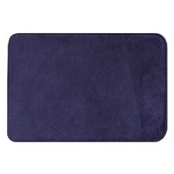 Navy Chenille Kitchen Mat, 20x32