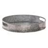 Oval Galvanized Metal Tray, 13x10