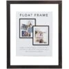 Pewter Linear Profile Floating Wall Frame, 11x14