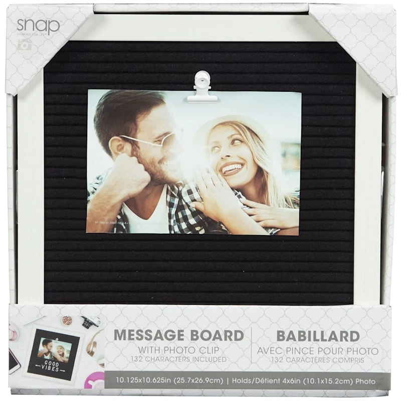 Photo Clip Letter Board With Characters For Customization, 10" 2 Photo Clip Letter Board With Characters For Customization, 10" - Image 2