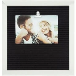 Photo Clip Letter Board With Characters For Customization, 10"