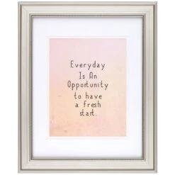 Pick & Mix 11x14 Matted To 8x10 Beaded Wall Frame, Silver