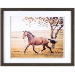 Pick & Mix 14x20 Matted To 11x14 Thin Linear Wall Frame, Blackwash