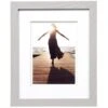 Pick & Mix 8x10 Matted To 5x7 Air Float Linear Wall Frame, Grey
