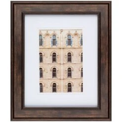 Pick & Mix 8x10 Matted To 5x7 Beaded Wall Frame, Bronze