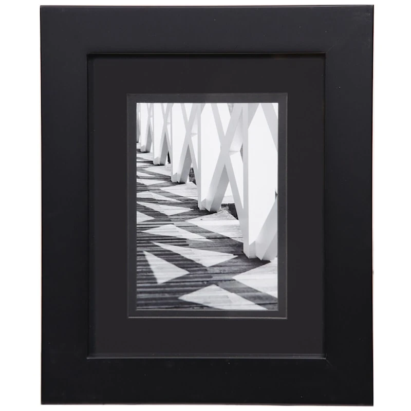 Pick & Mix 8x10 Matted To 5x7 Linear Wall Frame, Black 1 Pick & Mix 8x10 Matted To 5x7 Linear Wall Frame, Black