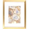 Pick & Mix 8x10 Matted To 5x7 Linear Wall Frame, Gold