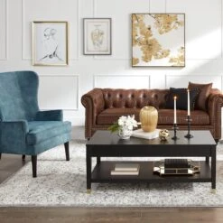 Providence Black Rattan Wood Box, 9x7 -Modern Decor Shop providence black rattan wood box 9x7 4