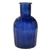 Providence Blue Glass Vase, 11"