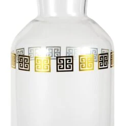 Providence Clear Greek Key Vase, Large -Modern Decor Shop providence clear greek key vase large 2