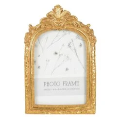 Providence Gold Tabletop Photo Frame, 4x6
