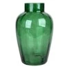 Providence Green Glass Bouquet Vase, 9.5"