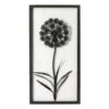 Providence Metal & Wooden Flower Wall Art, 10x19