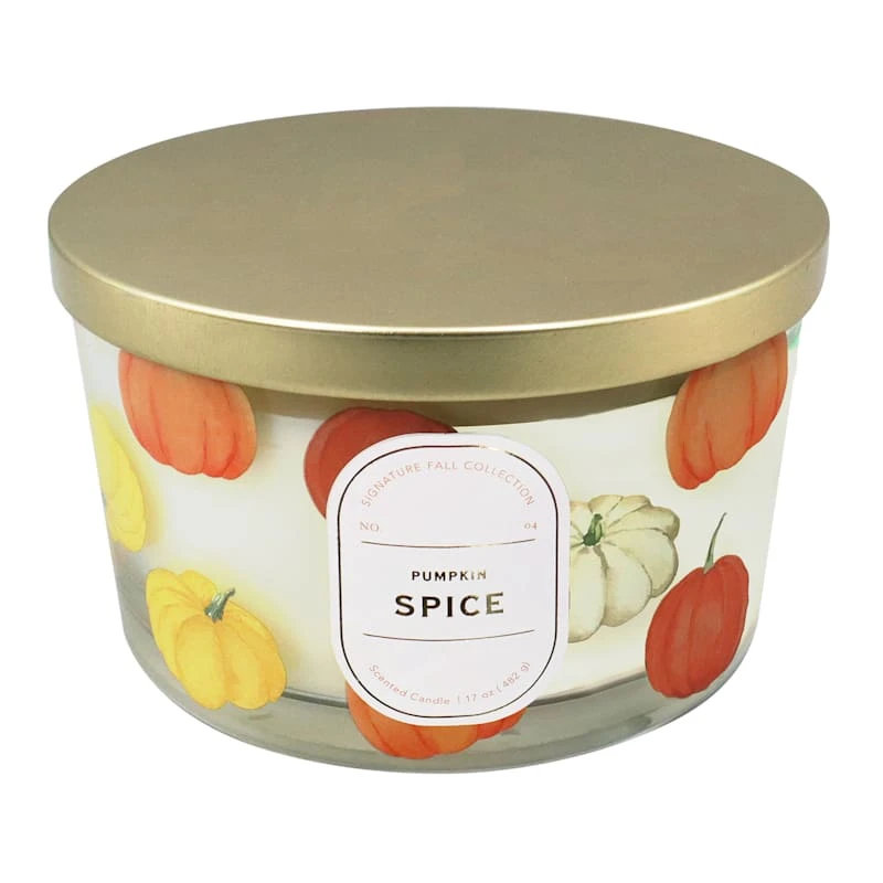 Pumpkin Spice Scented Jar Candle, 16oz 1 Pumpkin Spice Scented Jar Candle, 16oz