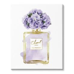 Purple Perfume & Blooms Canvas Wall Art, 12x16 -Modern Decor Shop purple perfume blooms canvas wall art 12x16 3