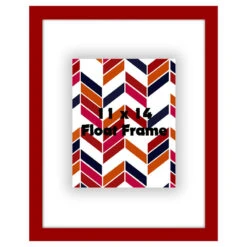 Red Floating Wall Frame, 11x14