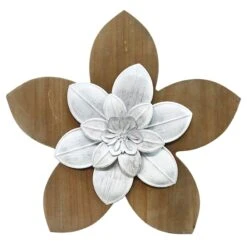 Rustic Flower Wall Decor, 15"