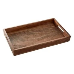 Rustic Natural Wood Tray, Large